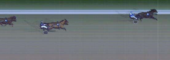 Målfoto for løp 2 på bane MO den 13.12.2023