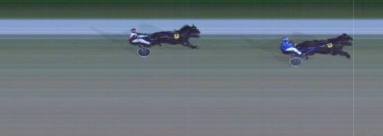 Målfoto for løp 1 på bane MO den 20.12.2023