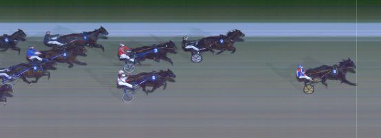 Målfoto for løp 2 på bane MO den 20.12.2023