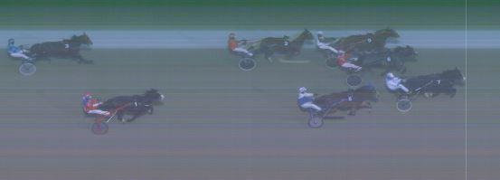 Målfoto for løp 6 på bane MO den 20.12.2023