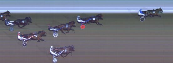 Målfoto for løp 5 på bane MO den 27.12.2023