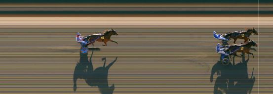 Målfoto for løp 1 på bane MO den 01.04.2024