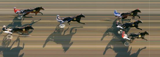 Målfoto for løp 1 på bane MO den 22.04.2024