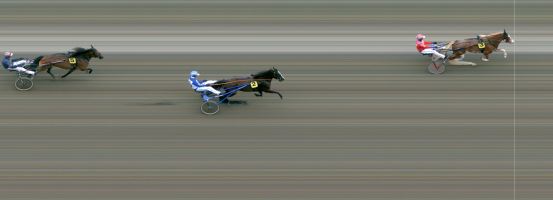 Målfoto for løp 1 på bane MO den 02.07.2024