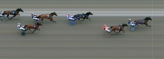 Målfoto for løp 2 på bane MO den 02.07.2024