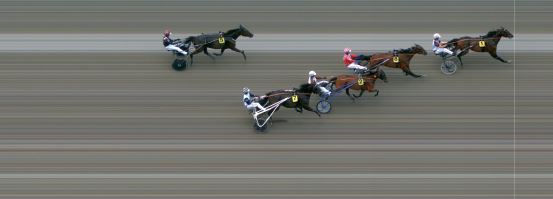 Målfoto for løp 1 på bane MO den 08.07.2024