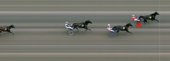 Målfoto for løp 1 på bane MO den 27.07.2024