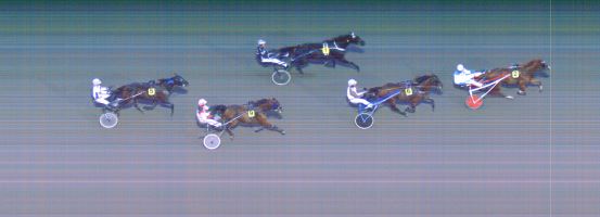 Målfoto for løp 1 på bane MO den 13.10.2024