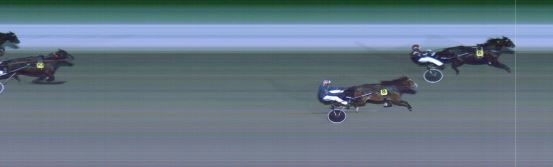 Målfoto for løp 1 på bane MO den 09.12.2024