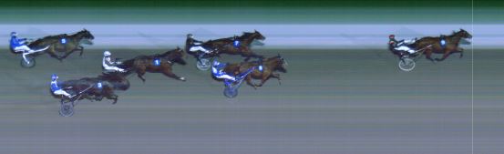 Målfoto for løp 2 på bane MO den 09.12.2024