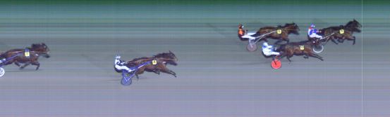 Målfoto for løp 1 på bane MO den 20.12.2024