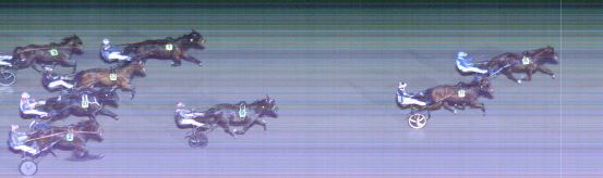 Målfoto for løp 9 på bane MO den 27.12.2024