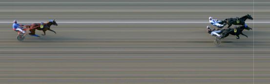 Målfoto for løp 1 på bane MO den 20.02.2025