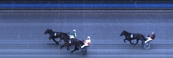 Målfoto for løp 2 på bane OA den 03.04.2022