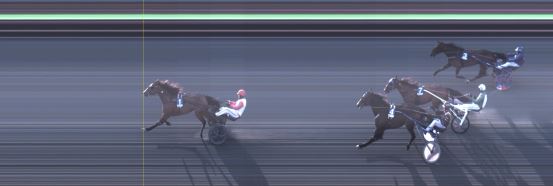 Målfoto for løp 2 på bane OA den 17.04.2022