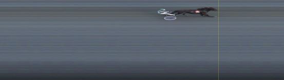 Målfoto for løp 3 på bane OA den 08.08.2022