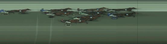 Målfoto for løp 2 på bane OA den 07.03.2023