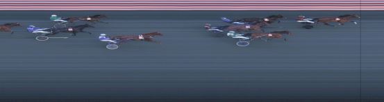 Målfoto for løp 3 på bane OA den 09.04.2023