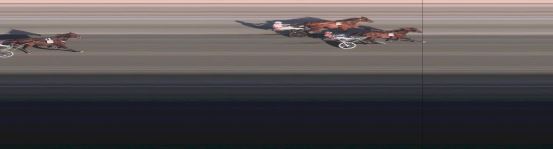 Målfoto for løp 3 på bane OA den 09.07.2023