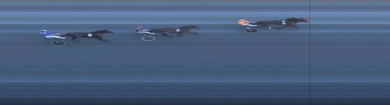 Målfoto for løp 6 på bane OA den 09.07.2023