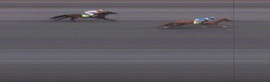 Målfoto for løp 1 på bane OA den 06.08.2023