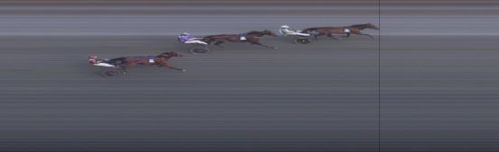 Målfoto for løp 2 på bane OA den 27.08.2023