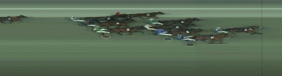 Målfoto for løp 6 på bane OA den 04.12.2023