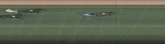 Målfoto for løp 1 på bane OA den 11.01.2024