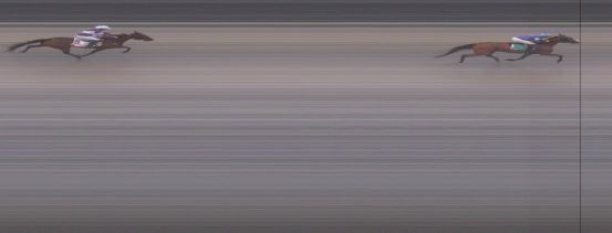 Målfoto for løp 1 på bane OA den 22.07.2024