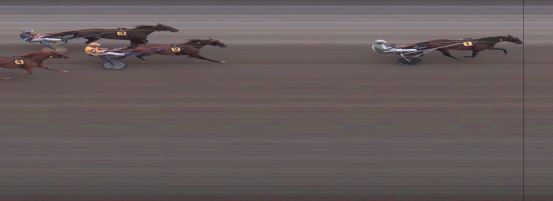 Målfoto for løp 1 på bane OA den 19.08.2024