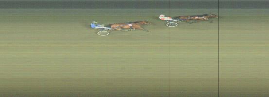 Målfoto for løp 3 på bane OA den 04.10.2024