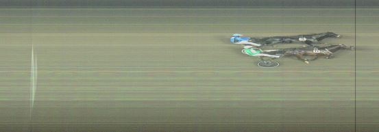 Målfoto for løp 1 på bane OA den 11.10.2024