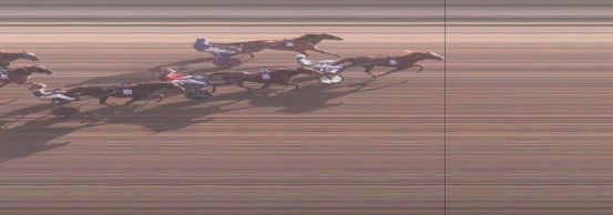 Målfoto for løp 2 på bane OA den 14.10.2024