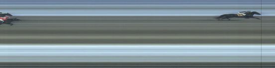 Målfoto for løp 1 på bane OA den 23.11.2024