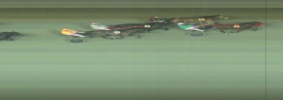 Målfoto for løp 1 på bane OA den 21.12.2024