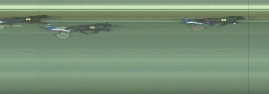 Målfoto for løp 1 på bane OA den 07.01.2025