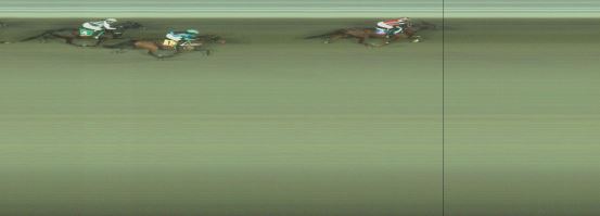 Målfoto for løp 3 på bane OA den 02.02.2025