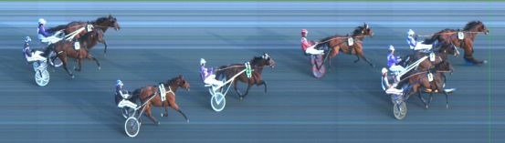 Målfoto for løp 9 på bane ST den 29.03.2014