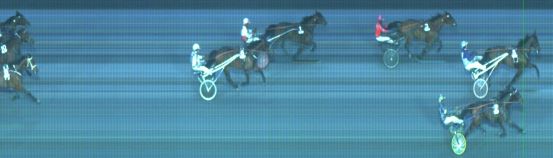 Målfoto for løp 6 på bane ST den 06.04.2014