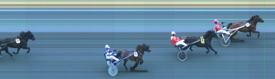 Målfoto for løp 1 på bane ST den 06.07.2014