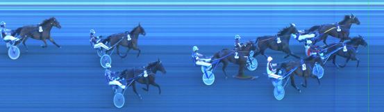 Målfoto for løp 6 på bane ST den 18.07.2014