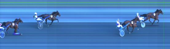 Målfoto for løp 1 på bane ST den 12.10.2014