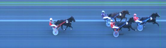 Målfoto for løp 2 på bane ST den 12.10.2014