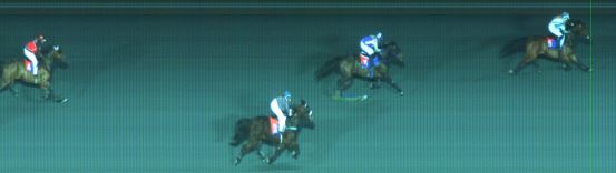 Målfoto for løp 2 på bane ST den 08.03.2015