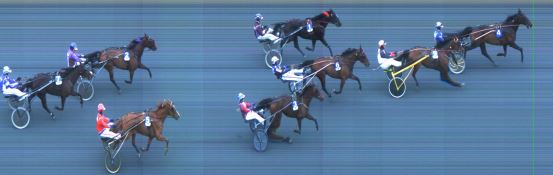 Målfoto for løp 2 på bane ST den 12.04.2015