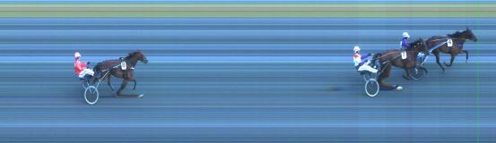 Målfoto for løp 1 på bane ST den 07.06.2015