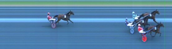 Målfoto for løp 2 på bane ST den 16.08.2015