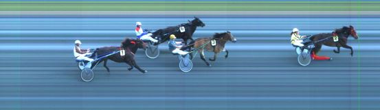 Målfoto for løp 1 på bane ST den 29.08.2015