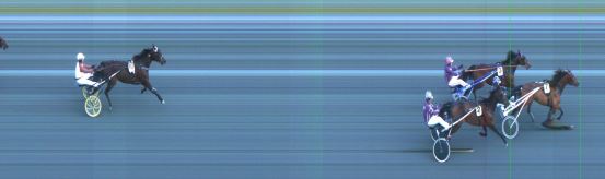 Målfoto for løp 1 på bane ST den 10.04.2016