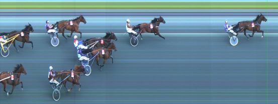 Målfoto for løp 3 på bane ST den 19.06.2016